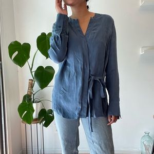 Sandro Paris Cupro Blouse